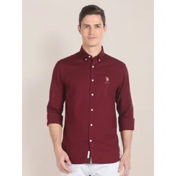 U.S. Polo Assn. Button Down Collar Pure Cotton Casual Shirt-picture-41