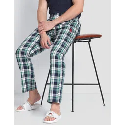 u.s. polo assn. Comfort Fit Check LP001 Lounge Pants - Pack Of 1 Men Pyjama-picture-12