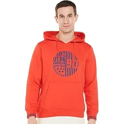 u.s. polo assn. Cotton Blend Men's Hooded Neck Sweatshirt-picture-53