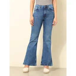 U.S. Polo Assn. Dark Blue Cotton Extreme Flare Fit Jeans-picture-21