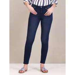 U.S. Polo Assn. Dark Blue Super Skinny Fit High Rise Jeans-picture-37