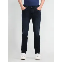 U.S. Polo Assn. Denim Co. Black Cotton Slim Fit Logo Printed Jeans-picture-22