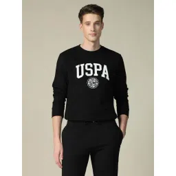 U.S. Polo Assn. Denim Co. Black Regular Fit Logo Printed Sweatshirt-picture-42