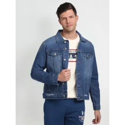 U.S. Polo Assn. Denim Co. Blue Cotton Regular Fit Denim Jacket-picture-15