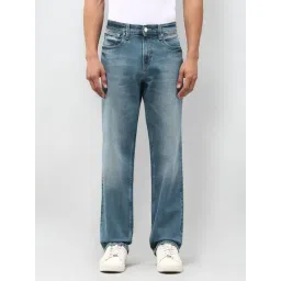 U.S. Polo Assn. Denim Co. Blue Cotton Relaxed Fit Solid Jeans-picture-13