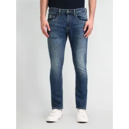 U.S. Polo Assn. Denim Co. Blue Cotton Slim Fit Jeans-picture-24