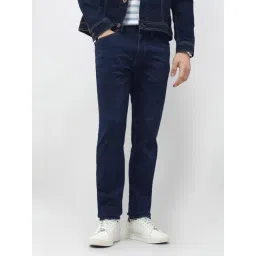 U.S. Polo Assn. Denim Co. Blue Cotton Solid Slim Fit Jeans-picture-39