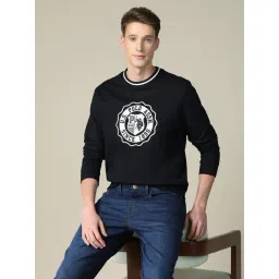 U.S. Polo Assn. Denim Co. Blue Regular Fit Logo Printed Sweatshirt-picture-41