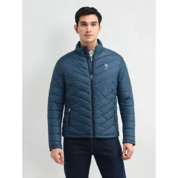 U.S. Polo Assn. Denim Co. Blue Regular Fit Puffer Jacket-picture-43