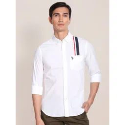 U.S. Polo Assn. Denim Co. Cotton Twill Slim Fit Shirt-picture-18