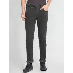 U.S. Polo Assn. Denim Co. Dark Grey Cotton Slim Tapered Fit Jeans-picture-42