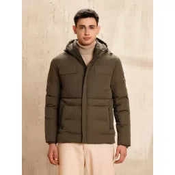 U.S. Polo Assn. Denim Co. Green Regular Fit Hooded Jacket-picture-19