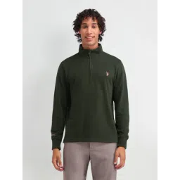 U.S. Polo Assn. Denim Co. Green Regular Fit Sweatshirt-picture-19