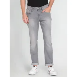 U.S. Polo Assn. Denim Co. Grey Cotton Slim Tapered Fit Jeans-picture-39