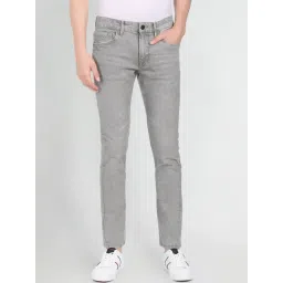 U.S. Polo Assn. Denim Co. Grey Cotton Slim Tapered Fit Jeans-picture-41