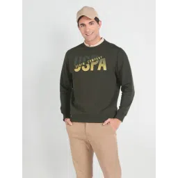 U.S. Polo Assn. Denim Co. Olive Cotton Regular Fit Printed Sweatshirt-picture-14