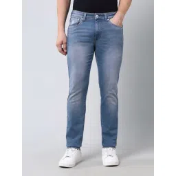 U.S. Polo Assn. Denim Co. Sky Blue Cotton Skinny Fit Jeans-picture-34