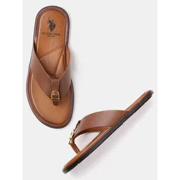 U.S. Polo Assn. DIAZ Men Leather Comfort Sandals-picture-38