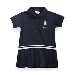 u.s. polo assn. Girls Polo Dress with Flared Hem-picture-27