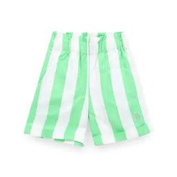 u.s. polo assn. Girls Striped Regular Fit Shorts-picture-11