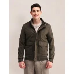 U.S. Polo Assn. Green Cotton Regular Fit Jacket-picture-30