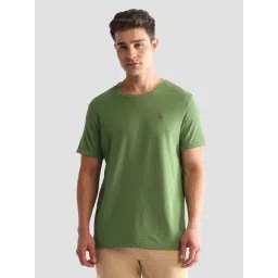 U.S. Polo Assn. Green Cotton Regular Fit Lounge T-Shirt-picture-33