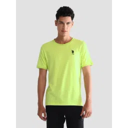 U.S. Polo Assn. Green Cotton Regular Fit Lounge T-Shirt-picture-29