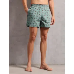 U.S. Polo Assn. Green Cotton Regular Fit Printed Boxers-picture-44