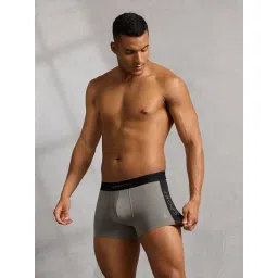 U.S. Polo Assn. Grey Nylon Regular Fit Logo Trunks-picture-23