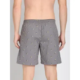 U.S. Polo Assn. Grey Regular Fit Printed Cotton Boxers image 2
