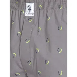 U.S. Polo Assn. Grey Regular Fit Printed Cotton Boxers image 4