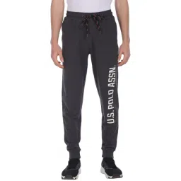 U.S. Polo Assn. Grey Regular Fit Printed Joggers-picture-34