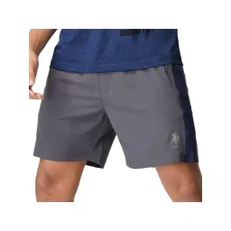 U.S. Polo Assn. Grey Regular fit Striped Shorts-picture-20