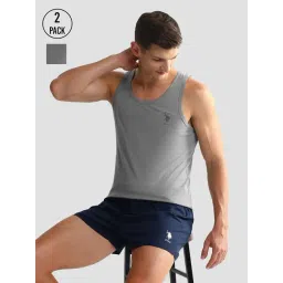 U.S. Polo Assn. Grey Regular Fit Vest - Pack of 2-picture-40