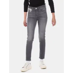 U.S. Polo Assn. Grey Skinny Fit Lightly Washed Jeans-picture-12