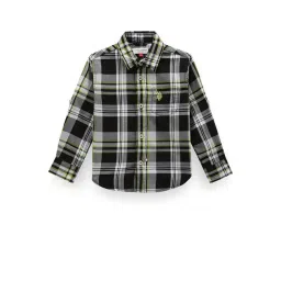U.S. Polo Assn. Kids Black Checks Full Sleeves Shirt-picture-18