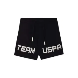 U.S. Polo Assn. Kids Black Cotton Printed Shorts-picture-14