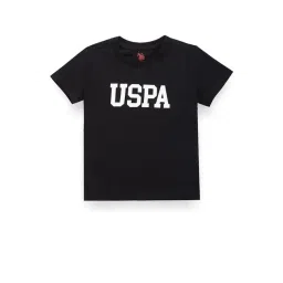 U.S. Polo Assn. Kids Black Printed T-Shirt-picture-19