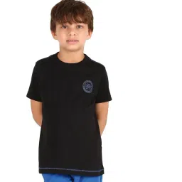 U.S. Polo Assn. Kids Black Solid T-Shirt-picture-34