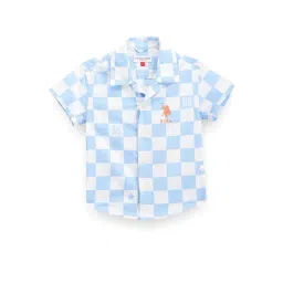U.S. Polo Assn. Kids Blue Checks Shirt-picture-20
