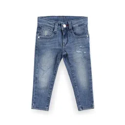 U.S. Polo Assn. Kids Blue Distressed Jeans-picture-44