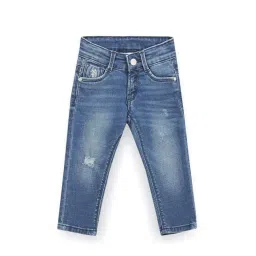 U.S. Polo Assn. Kids Blue Distressed Jeans-picture-21