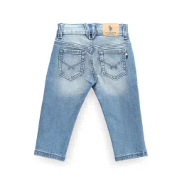 U.S. Polo Assn. Kids Blue Solid Jeans image 2