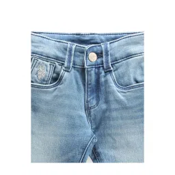 U.S. Polo Assn. Kids Blue Solid Jeans image 3