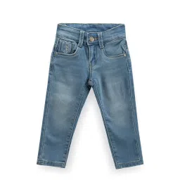 U.S. Polo Assn. Kids Blue Solid Jeans image 1