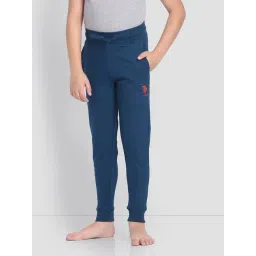U.S. Polo Assn. Kids Blue Solid Joggers-picture-11