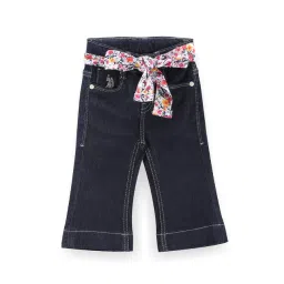 U.S. Polo Assn. Kids Dark Blue Solid Bootcut Jeans-picture-43