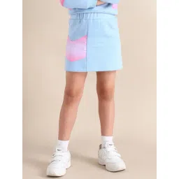 U.S. Polo Assn. Kids Girls Blue A-Line Pure Cotton Skirt-picture-38