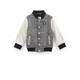 U.S. Polo Assn. Kids Grey Color Block Full Sleeves Jacket-picture-34