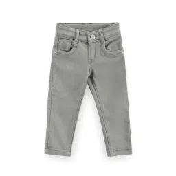 U.S. Polo Assn. Kids Grey Solid Jeans-picture-21